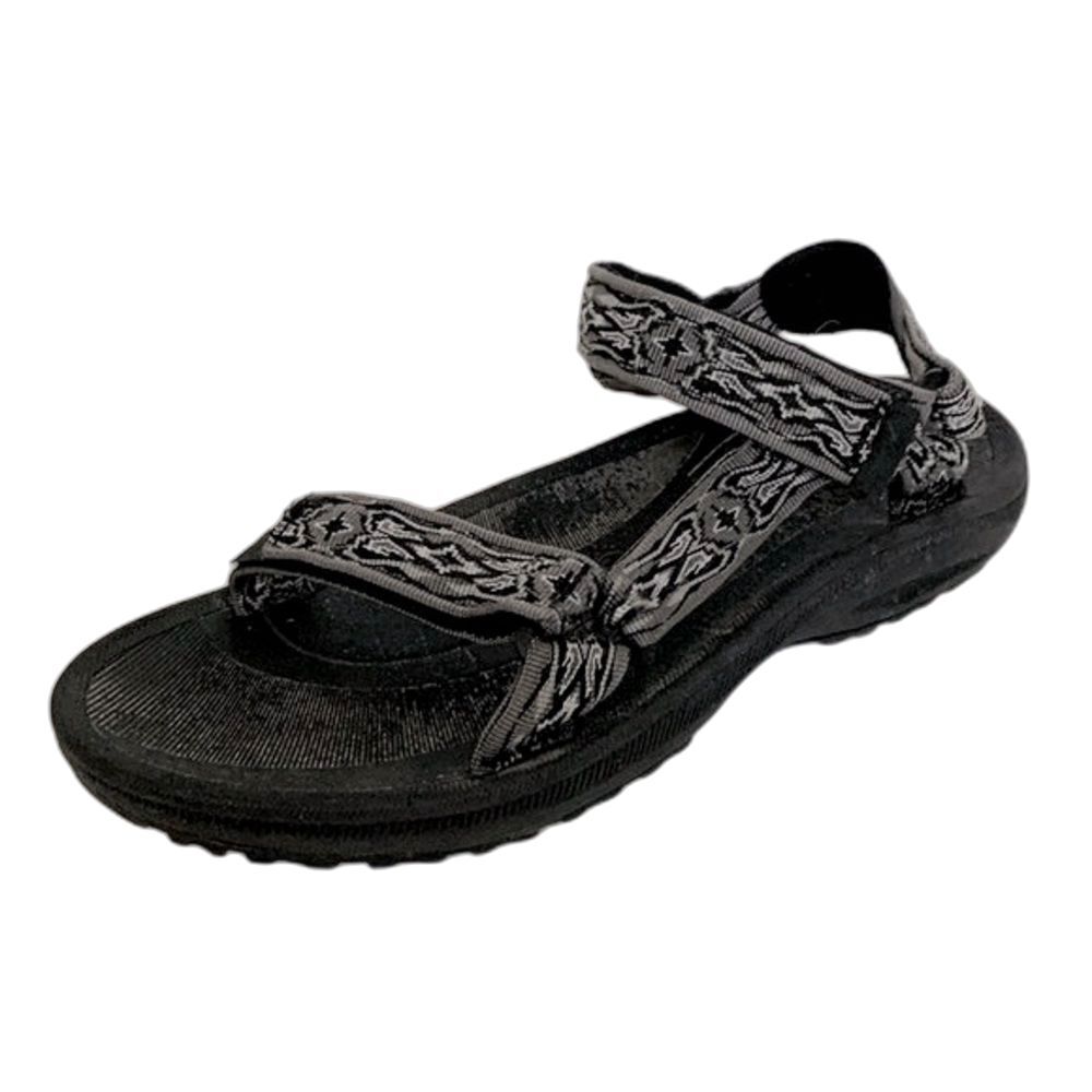 Teva Men's Black Gray Strappy Hiking Water Sports Sandal Size 10 EU 43